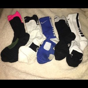 5 Pairs of Nike Basketball Elite Crew Socks